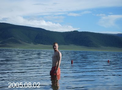 Swiming in Mongolia