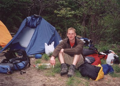 Leif camping trip in 2004