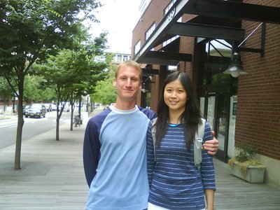 Leif and Moon downtown Portland