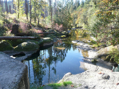 Fall Creek The Diving Rock Oct.22, 2011