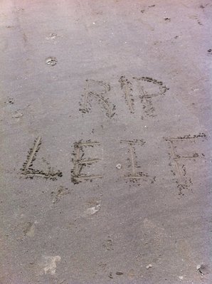 Phil wrote down your name on Oregon beach at the moment today