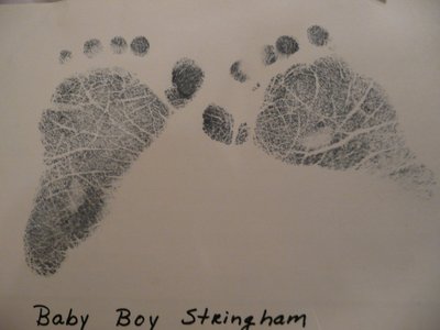 Baby Leif's Feet Print