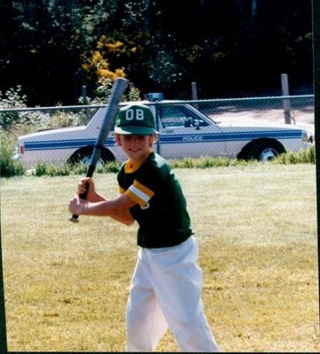 Leif at Bat