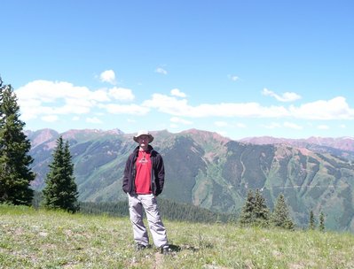 Leif at  top mountain Aspen