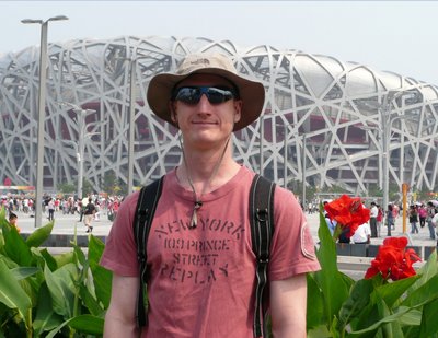 Leif at birds nest beijing 2008