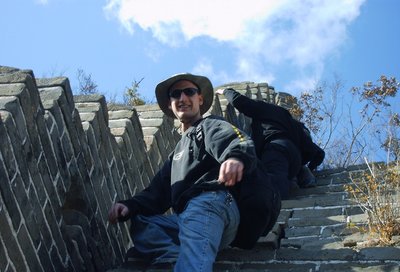 Leif at Jiankou Greatwall